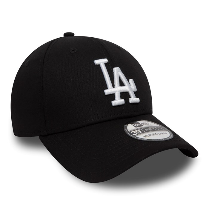 LA Dodgers Essential 39THIRTY Lippis Mustat - New Era Lippikset Suomi FI-043726